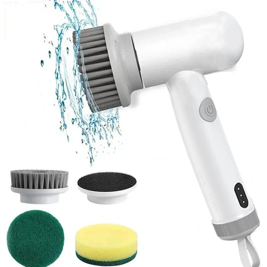 New Wireless Electric Cleaning Brush Housework Kitchen Dishwashing Brush Bathtub Tile Professional Cleaning Brush eprolo