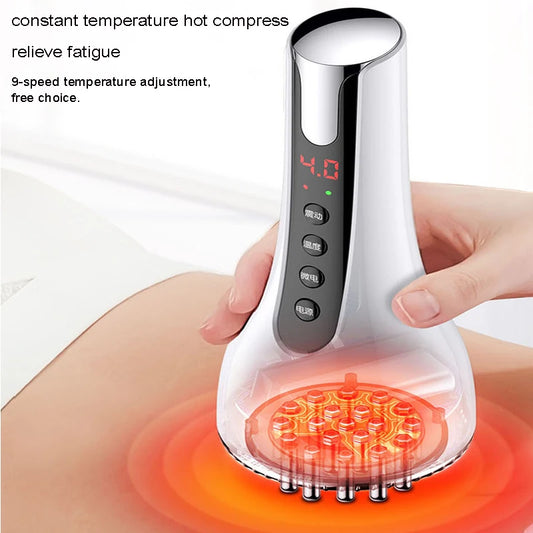 EMS Gua Sha Scraping Body Slim Massager Infrared Therapy Anti Cellulite Fat Burner Beauty Dredging Warm Brush Electro Stimulator eprolo
