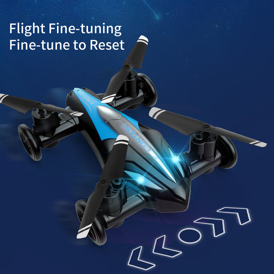 Cross-border Amazon remote control drone toy stunt landing air dual-use four-axis aircraft can be set to take off alfamoba