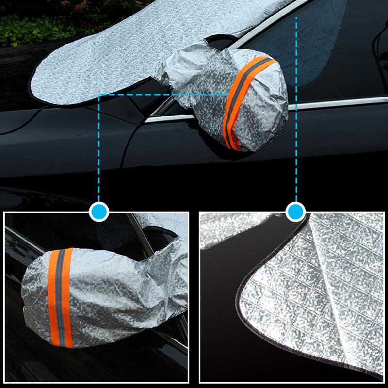 Car Snow Block Front Windshield Cover Anti-Frost Anti-Freeze Sunshade Shade Winter Snow Block Auto Supplies Sunshad eprolo