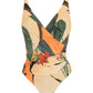 Printed Crinkle Chic One Piece Swimsuit Summer Swiming Suit Luxury Monokini Sexy Swimwear For Girl With Cover Up eprolo