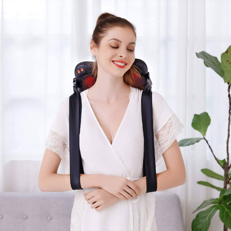 Multifunctional Shiatsu Neck And Back Massager Electric Kneading Cervical Smart Neck Shoulder Massager Machine With Heating eprolo