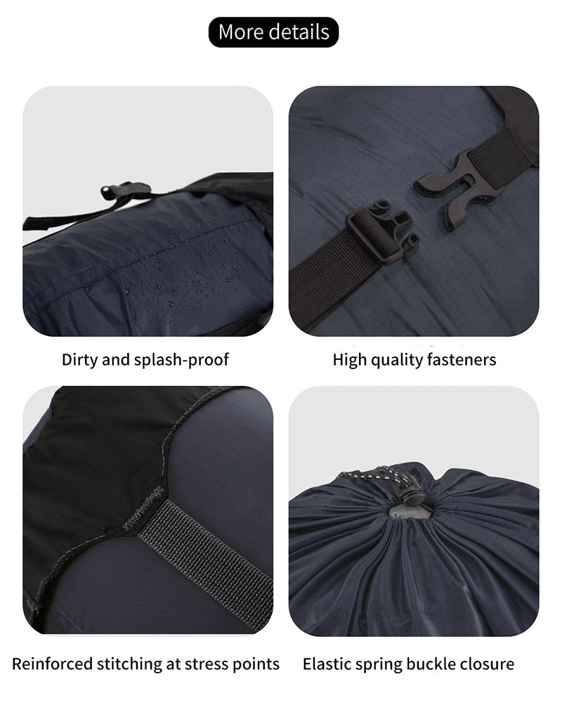 Camping and camping sleeping bag storage bag Lightweight capsule compression bag Travel clothing and miscellaneous storage bag 40D eprolo