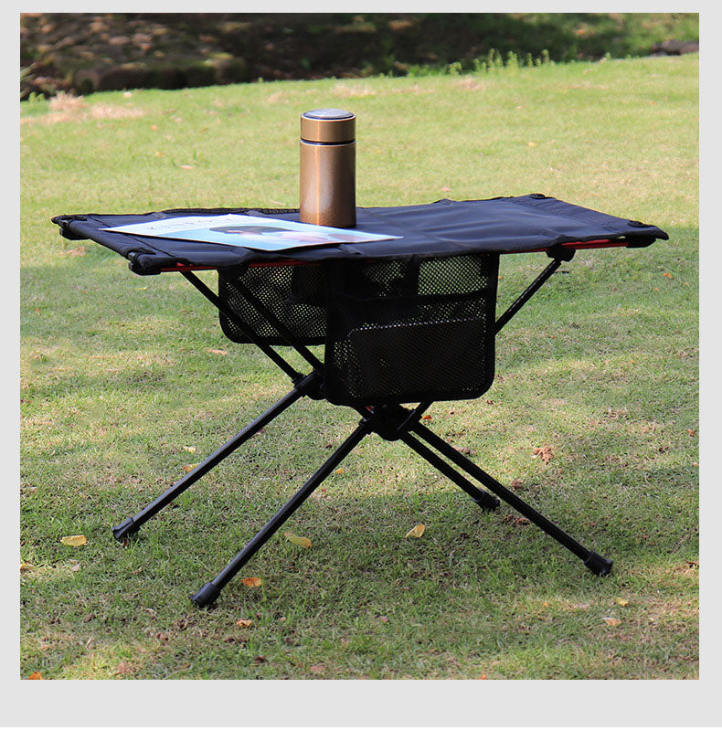 Ultra Light Folding Table Outdoor Camping Camping Car Portable Barbecue Picnic Cup Hole Mobile Phone Bag Small Table eprolo