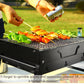 Barbecue Large Outdoor Barbecue Portable Charcoal Grill BBQ Barbecue Folding Barbecue Grill eprolo