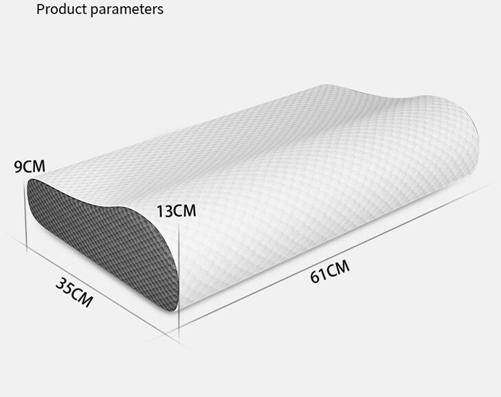 Ergonomic Contour Design Memory Foam Firm Ventilated Gel Foam Pillow for Side Sleepers eprolo