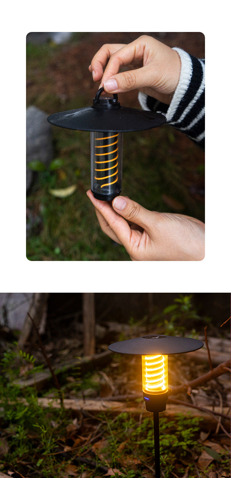 Outdoor Camping Light Portable Night Light Portable Flashlight Tripod Stand Lighting Lighthouse Marquee Tent Atmosphere Light eprolo