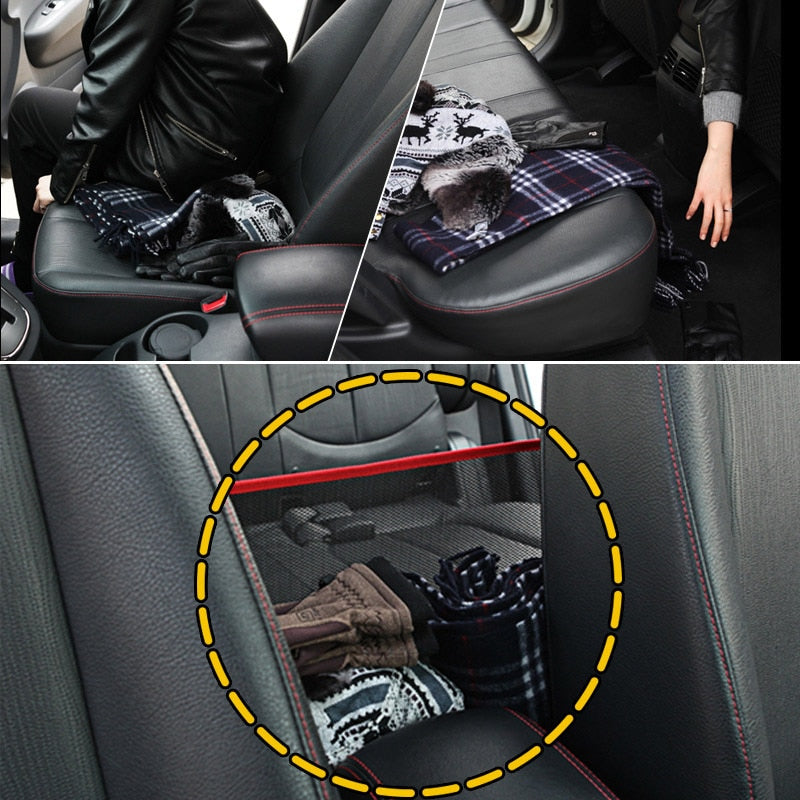 Car Net Pocket Handbag Holder Universal Multifunction Car Organizer Seat Gap Storage Mesh Pocket Interior Accessories eprolo