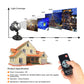 Mini Snow Projector IP65 Mobile Snow Outdoor Garden Laser Projector Light Christmas Snowflake Christmas Party eprolo