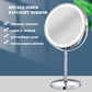 Dual sided 8" USB Wireless 1X&10X Rechargeable Vanity makeup mirror with lights eprolo