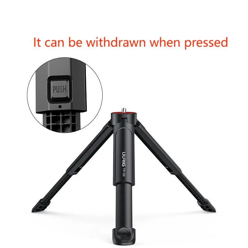 Introduction to Mobile Photography uurig TP-05 Mini Extended Tripod with Phone Clip Tripod eprolo