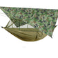 260x140cm Outdoor Double Camping Hammock with Mosquito Net and Rain Fly Tarp Lightweight Parachute Hammocks for Travel Hiking eprolo