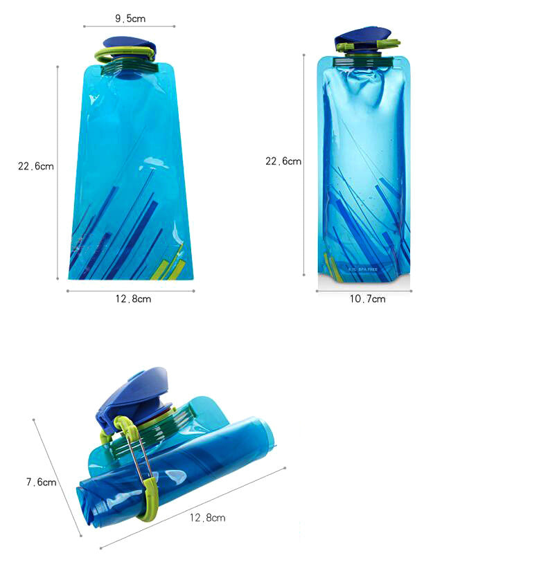 Folding Water Bag Portable Mountaineering Travel Water Storage Bag Large Caliber Portable Drinking Cup eprolo