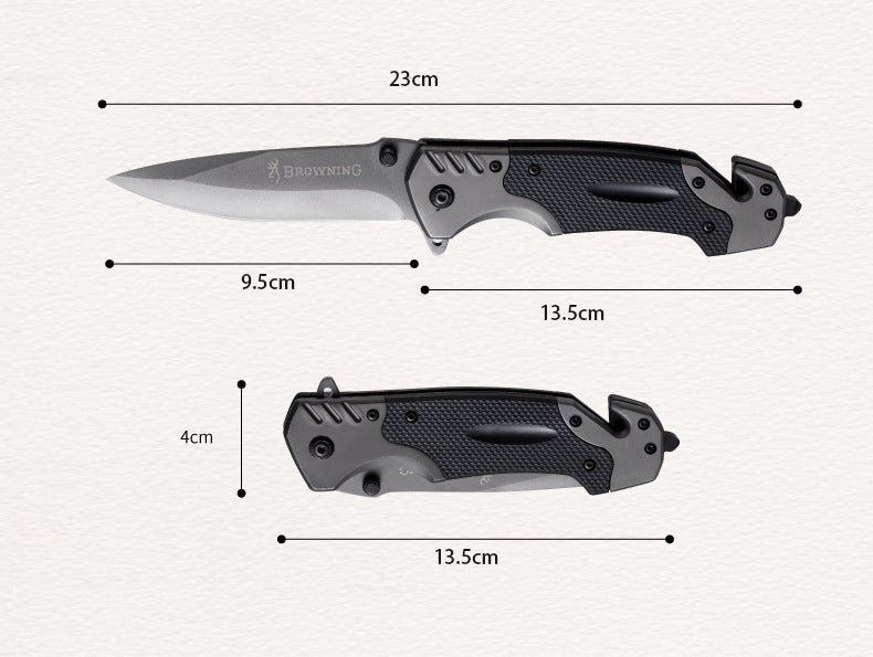 Folding Knife Stainless Steel High Hardness Outdoor Knife Pocket Knife Fishing Knife Defense Military Knife Camping Folding Knife eprolo