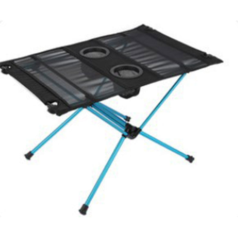 Ultra Light Folding Table Outdoor Camping Camping Car Portable Barbecue Picnic Cup Hole Mobile Phone Bag Small Table eprolo