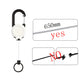 New Outdoor Automatic Retractable Wire Rope Luya Anti-theft Tactical Keychain Telescopic Keychain Retractable Hook Tool eprolo