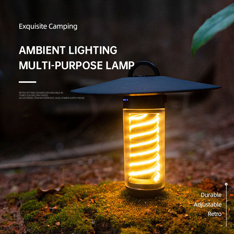 Outdoor Camping Light Portable Night Light Portable Flashlight Tripod Stand Lighting Lighthouse Marquee Tent Atmosphere Light eprolo