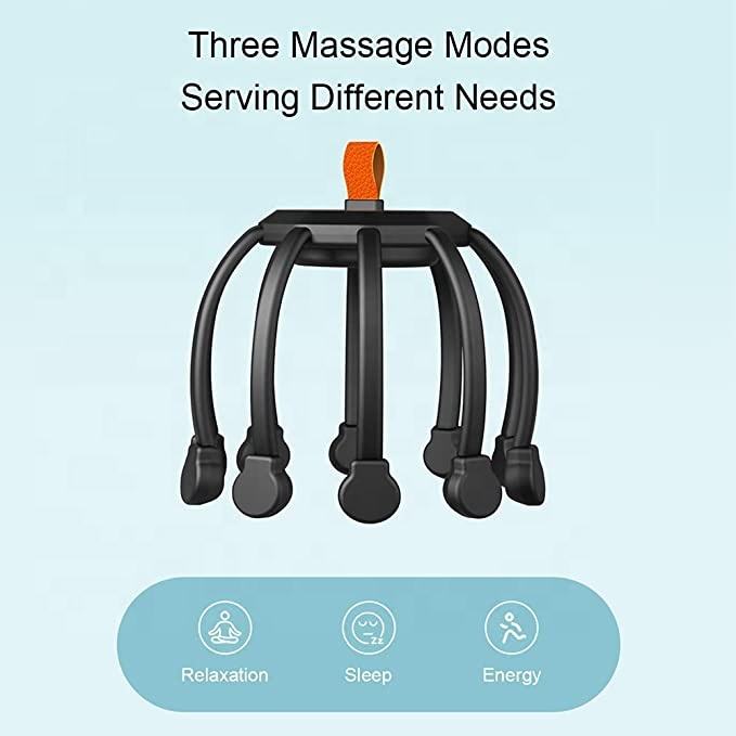 New arrival vibrating head massage 360 degree head massager 10-Motor electric scalp massager eprolo