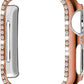 Suitable for iwatch8 Apple Watch Case Protection Case PC Single Row Diamond Hollow Case 41MM45MM eprolo