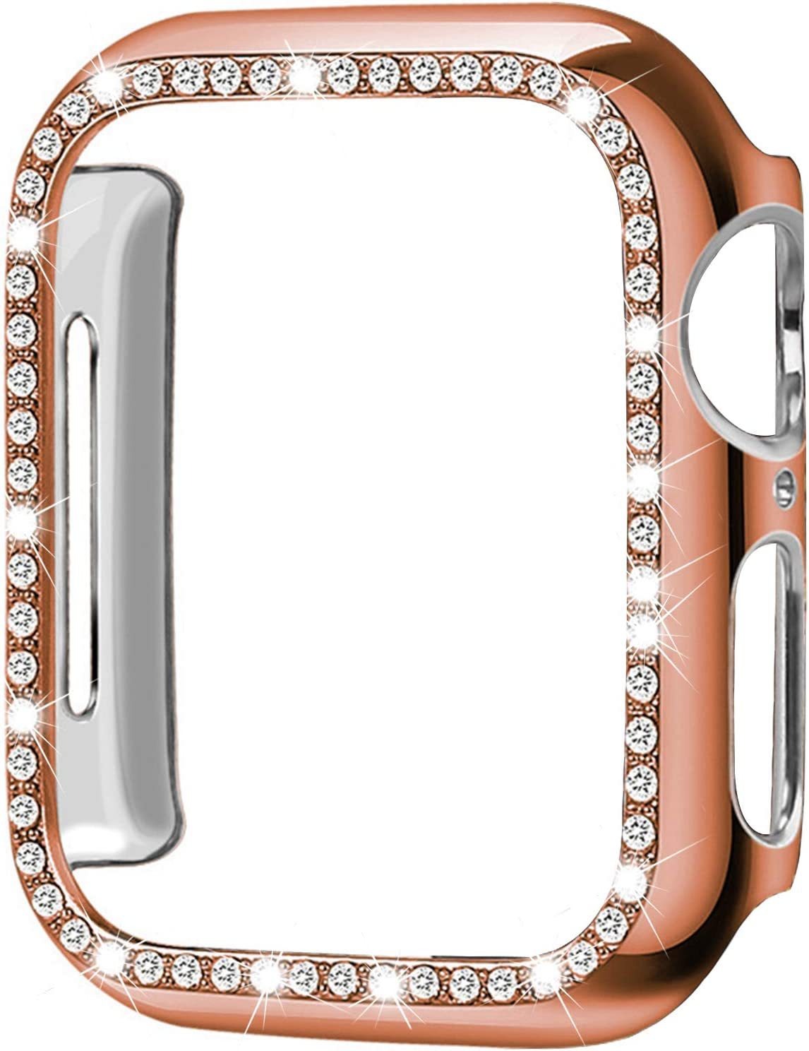 Suitable for iwatch8 Apple Watch Case Protection Case PC Single Row Diamond Hollow Case 41MM45MM eprolo