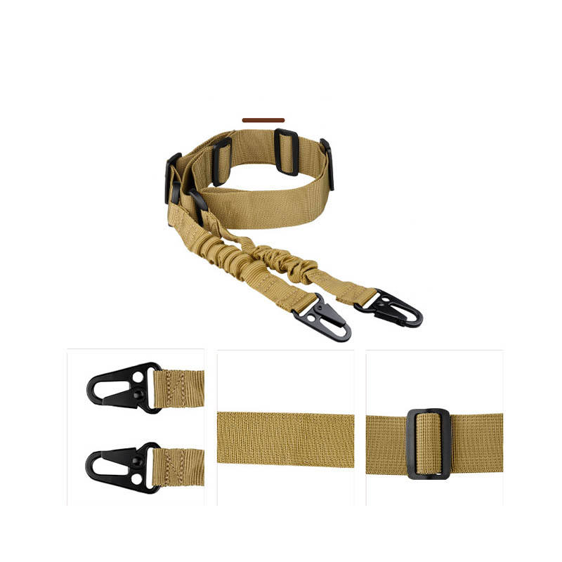 Ordinary Double Point Rope Suit CS Nylon Tactical Strap Cross Body Nylon Tactical Gun Rope eprolo