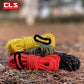 Outdoor Camping 4mm Reflective Rope Tent Rope To Send Fixed Buckle 4 Sets Of Sky Curtain Pull Rope Windproof Camping Support Rod Rope eprolo