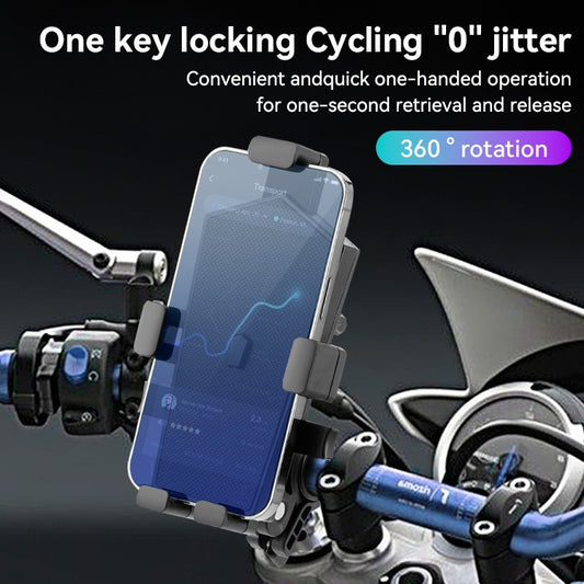 360 Degree Mobile Stand Anti-shock Shockproof Scooter E-Bike Bike Motorcycle Phone Holder eprolo