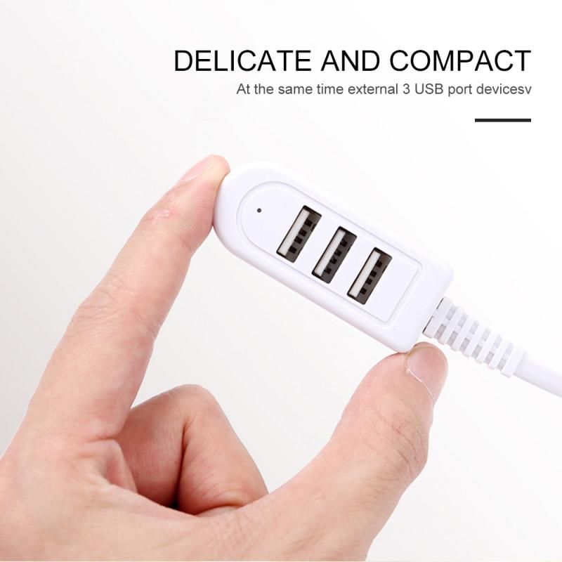 3 port USB Multi-function 3A Charger Converter Extension Line Multi-port Hub Multi-port HUB Hub mini usb Mini-USB