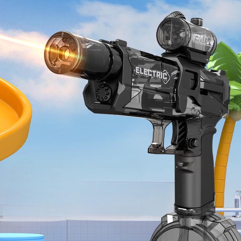 New Electric Automatic Water Gun With light Sprays Water Continuously High-pressure High-speed Powerful Ice Blast Water Gun Toys eprolo