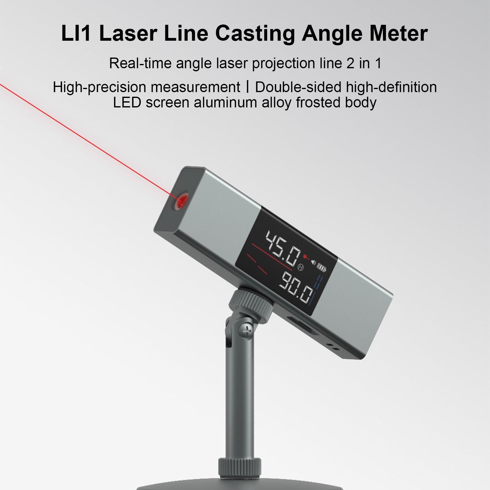 Suitable For Xiaomi Duke Li1 Laser Casting Angle Meter Decoration Multi-Functional Handheld Electronic Digital Display Meter Angle Ruler eprolo