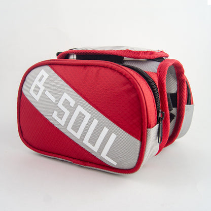 B-SOUL Bicycle Mountain Bike Beam Front Bag Car Tube Bag Upper Tube Bag Saddle Bag Front Beam Bag Riding eprolo