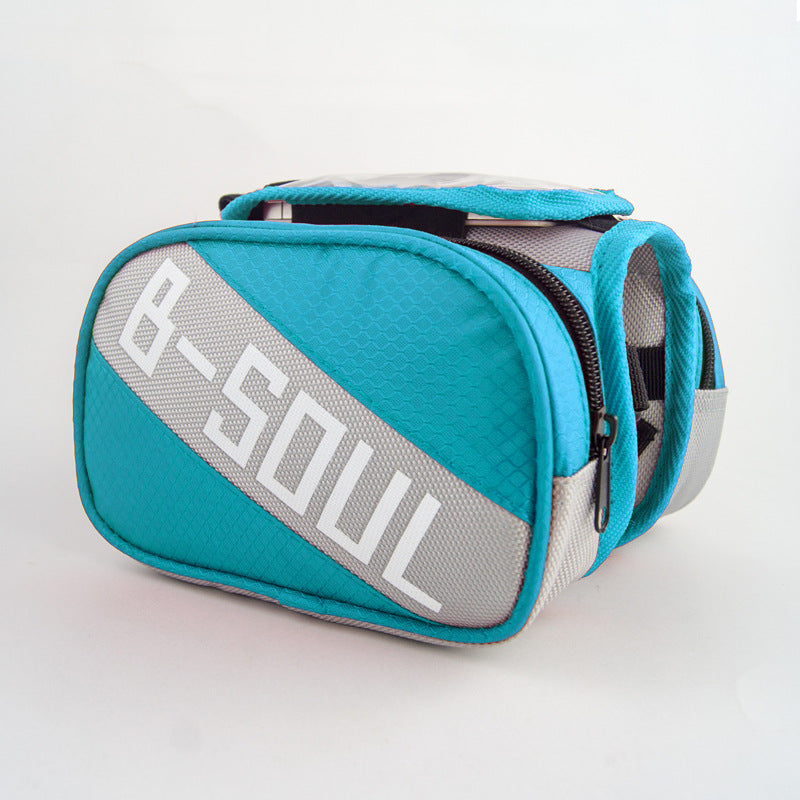 B-SOUL Bicycle Mountain Bike Beam Front Bag Car Tube Bag Upper Tube Bag Saddle Bag Front Beam Bag Riding eprolo