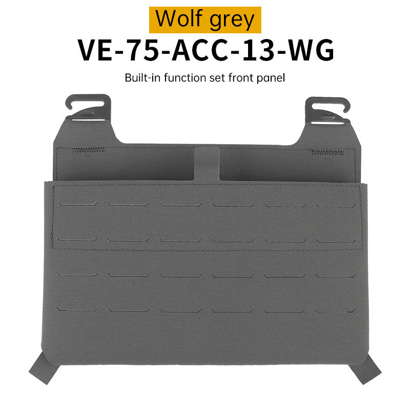 WoSporT can accommodate three 5.56 (or two 7.62) inner pockets with built-in function cover camouflage front panel eprolo