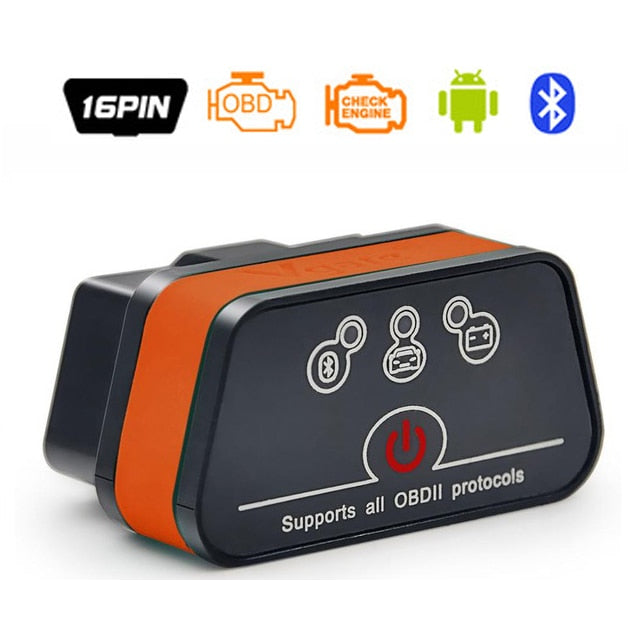 Vgate icar2 Bluetooth/Wifi OBD2 Diagnostic-tool ELM327 Bluetooth/wifi OBD 2 Scanner Mini ELM327 for android/PC/IOS Code Reader eprolo