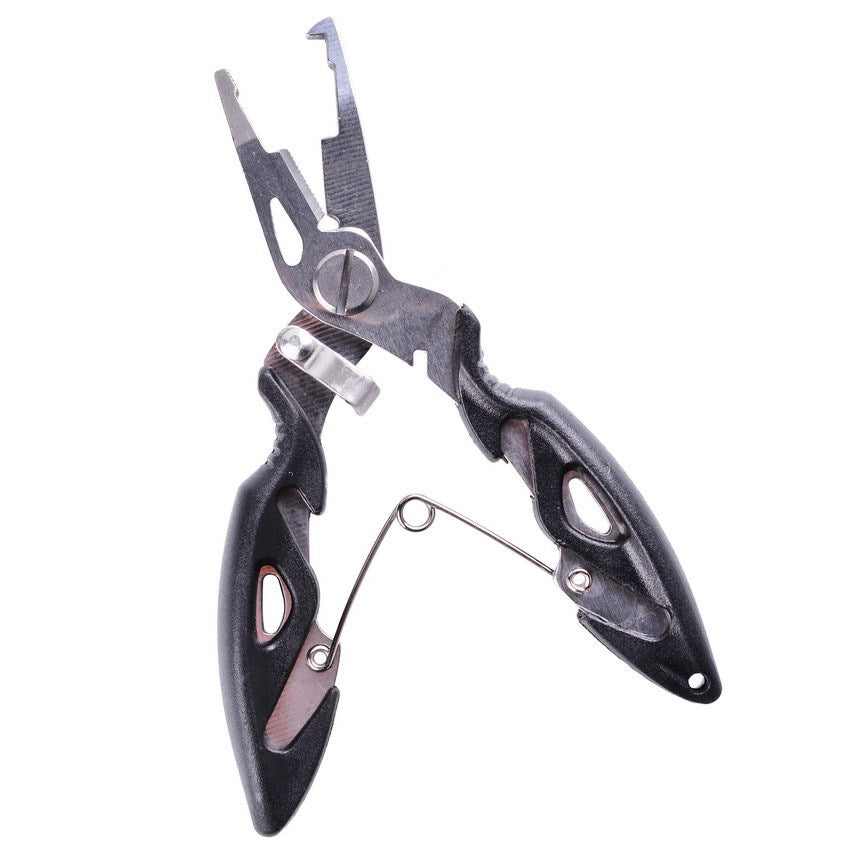 Fish Hook Pliers Small Fishing Pliers Luya Stainless Steel Mouth Fishing Horse Fishing Line Scissors Lengthened Opening eprolo