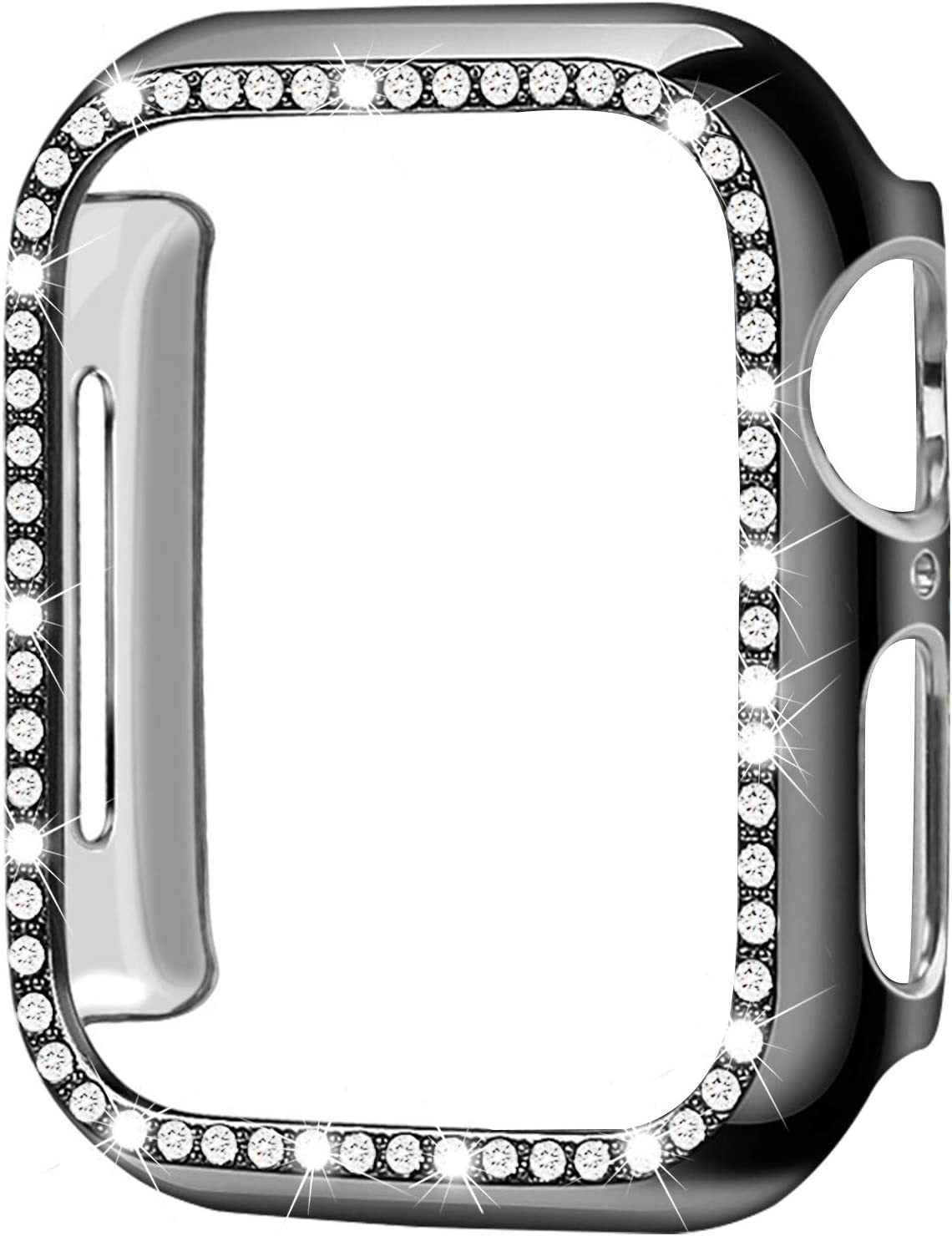 Suitable for iwatch8 Apple Watch Case Protection Case PC Single Row Diamond Hollow Case 41MM45MM eprolo