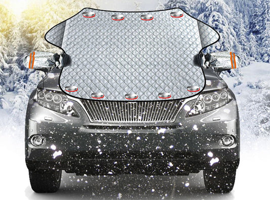 Car Snow Block Front Windshield Cover Anti-Frost Anti-Freeze Sunshade Shade Winter Snow Block Auto Supplies Sunshad eprolo