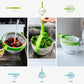 Salad Spinner Salad Rotator Kitchen Vegetable Rotator Vegetable Washing Dehydration Drain Basket eprolo