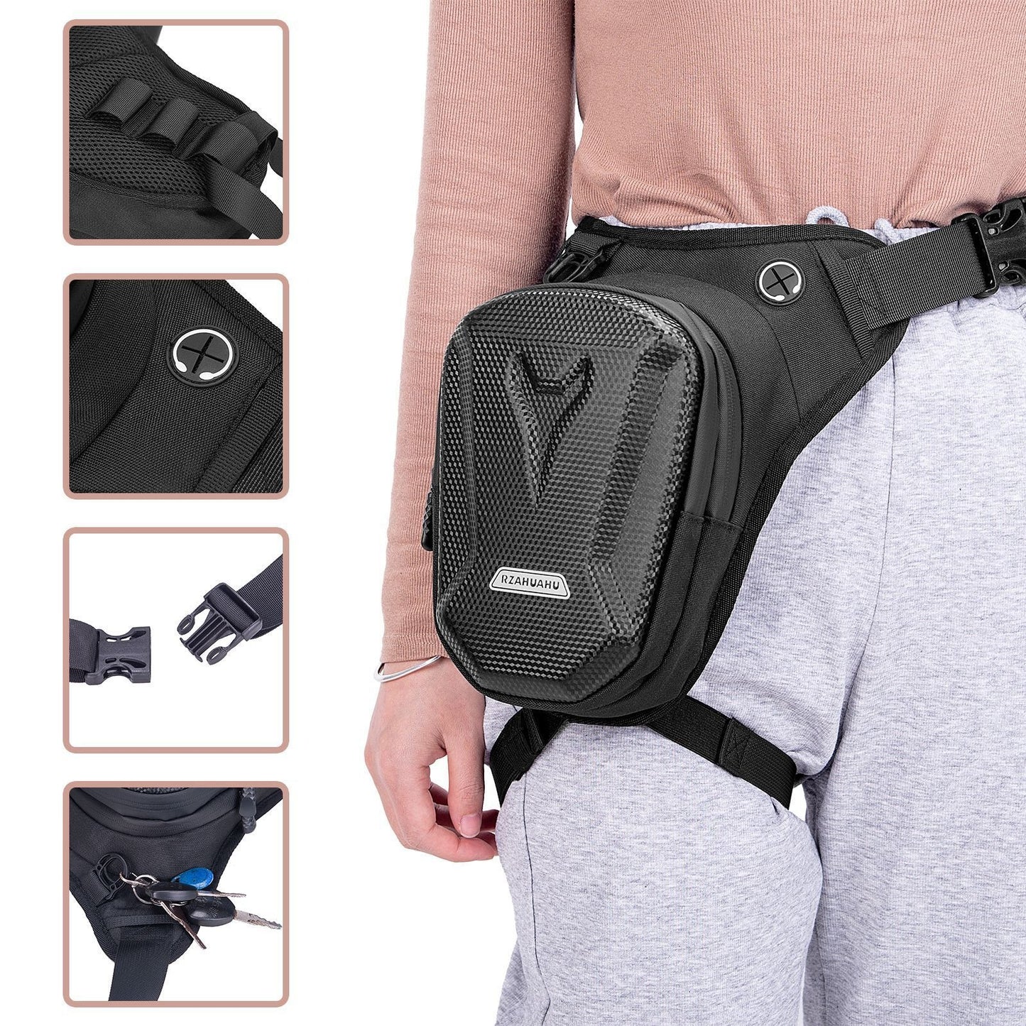 Tactical Leg Bag Men's Motorcycle Bike Multifunctional Waterproof Leggings Waist Bag Outdoor Oblique Straddle Bag eprolo