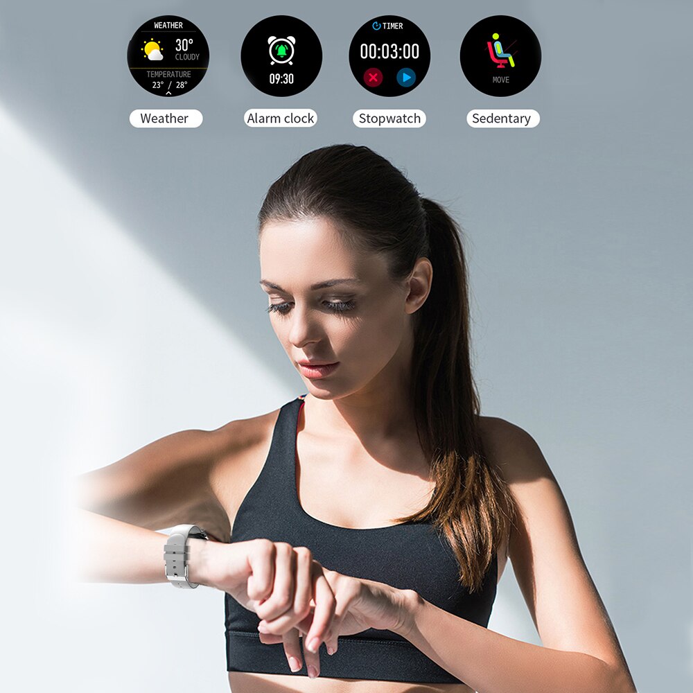 COLMI V23 Women Smart Watch Full Touch Fitness Tracker IP67 Waterproof Blood Pressure Smart Clock Men Smartwatch eprolo