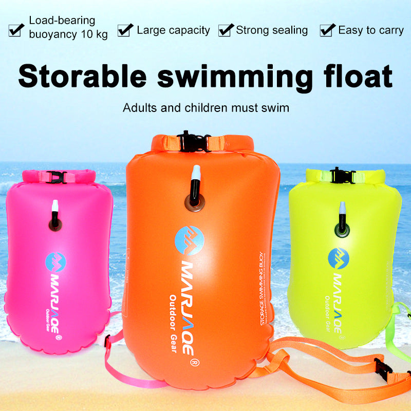 PVC  Inflatables Storage Swim Buoys Dry Bag Orange Floating Safety Swimming Buoy eprolo