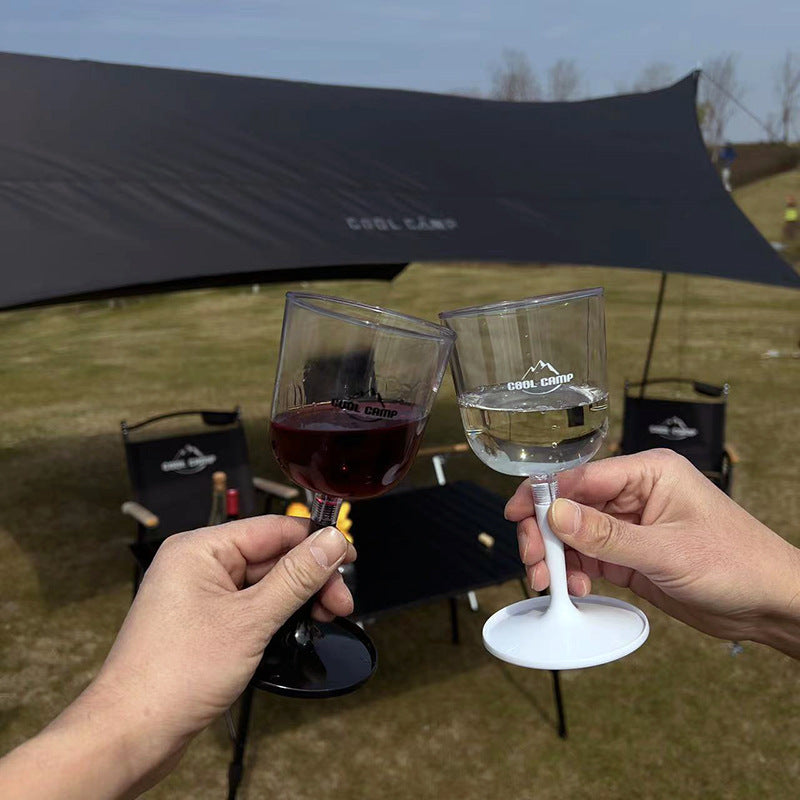 Outdoor Camping Red Wine Cup Shatterproof Plastic Stemware Detachable Portable Wine Cup Champagne Cup eprolo