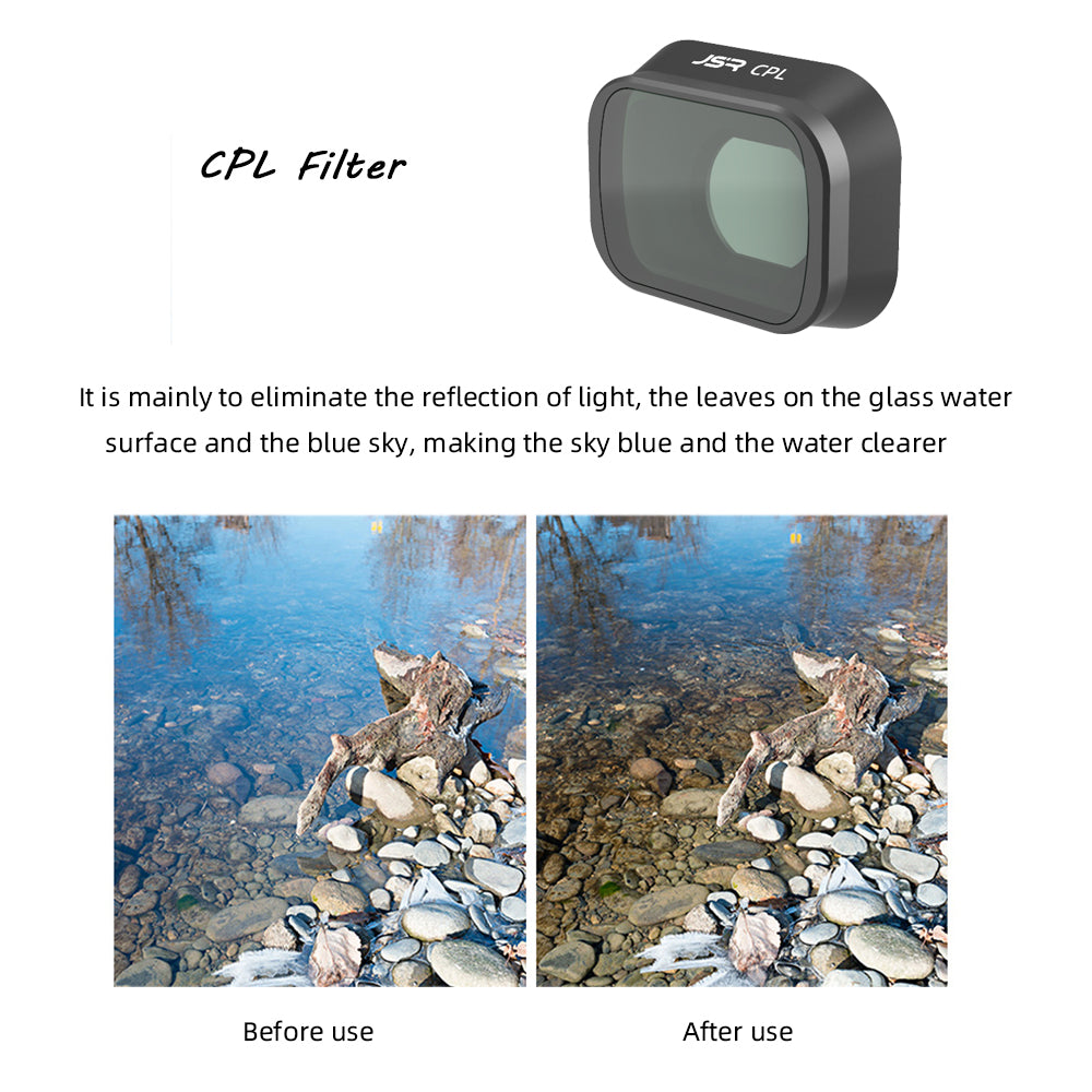 JUNESTAR Filter Is Suitable For DJI Imperial Mini 3Pro Accessories Camera Filter ND Light Reduction CPL eprolo