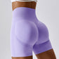 Seamless Yoga Shorts Honey Peach Hip Lift High Waist Fitness Pants Tight Running Sports Shorts for Women eprolo