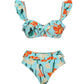 Sexy Beach Holidays Party Causal Bikini Set Women's Print Pattern Slim Backless Swimwear Female eprolo