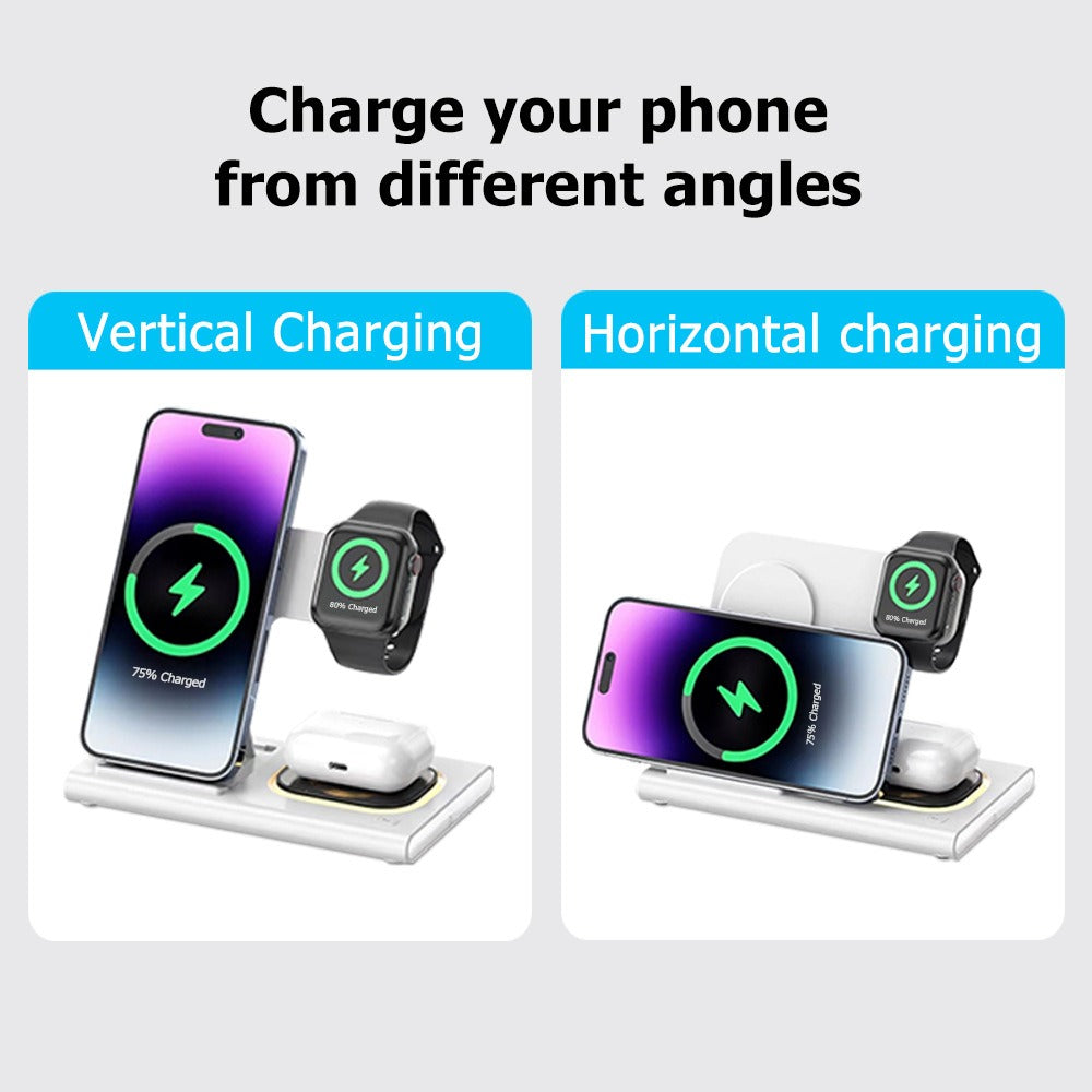 3 in 1 wireless charger supports fast charging and multifunctional wireless charging eprolo