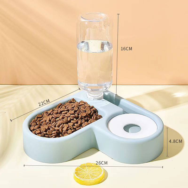 Pet bowls save space reduce flipping wet mouth cat bowls pet automatic water dispensers pet food bowls dog bowls eprolo