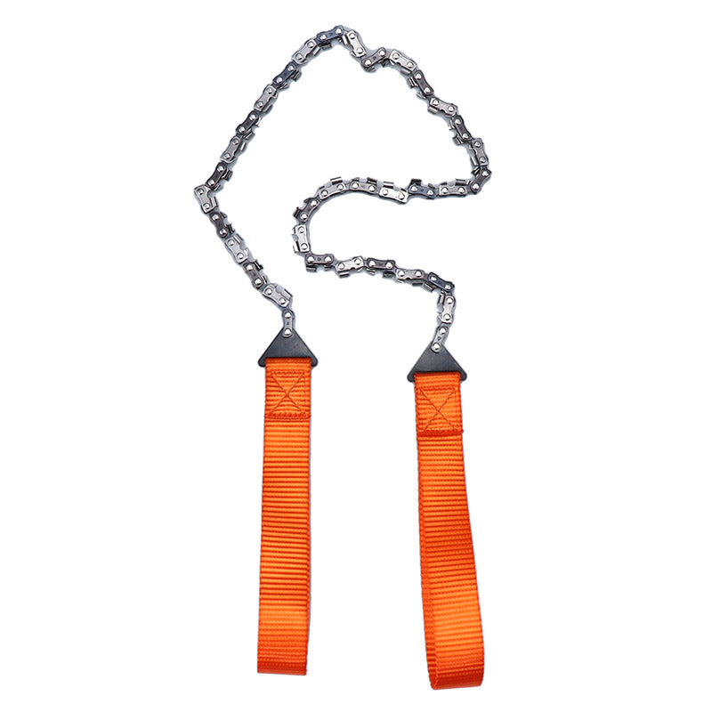 Outdoor hand zipper saw pocket chain saw garden tools 11/16/33 teeth 24 inch portable camping survival wire saw eprolo