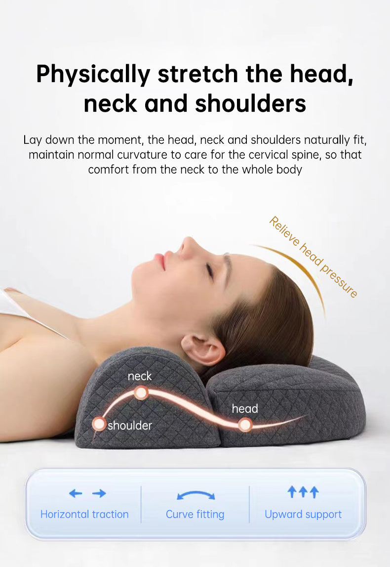 Bed Side Sleeping Pillow Neck Pain Relief Ergonomic Cervical Memory Foam Pillow eprolo