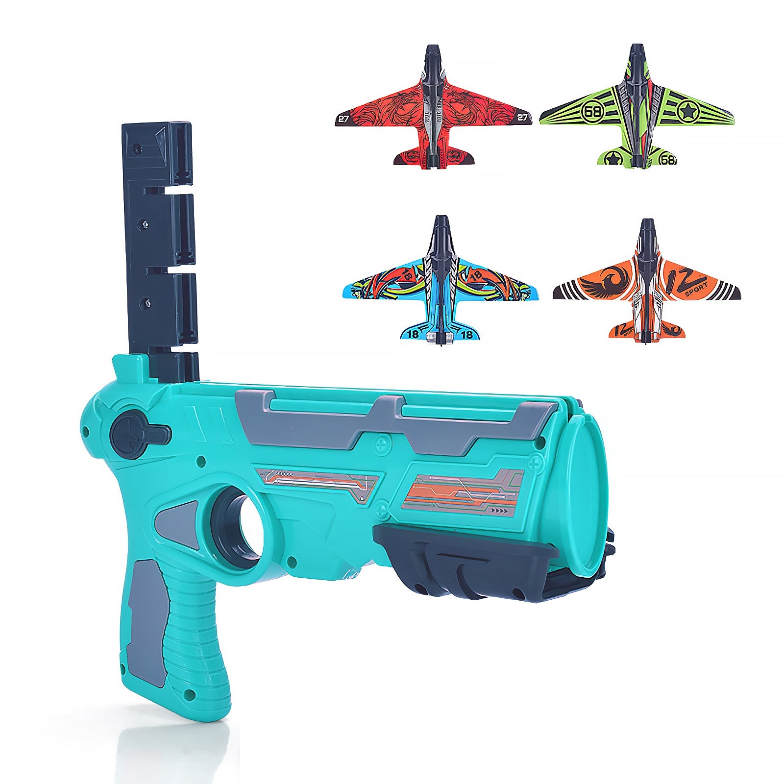 Catapult Plane Foam Air Battle One-Click Ejection Model Launchers Toy Glider Model Outdoors Toys for Children Kid And Adult eprolo